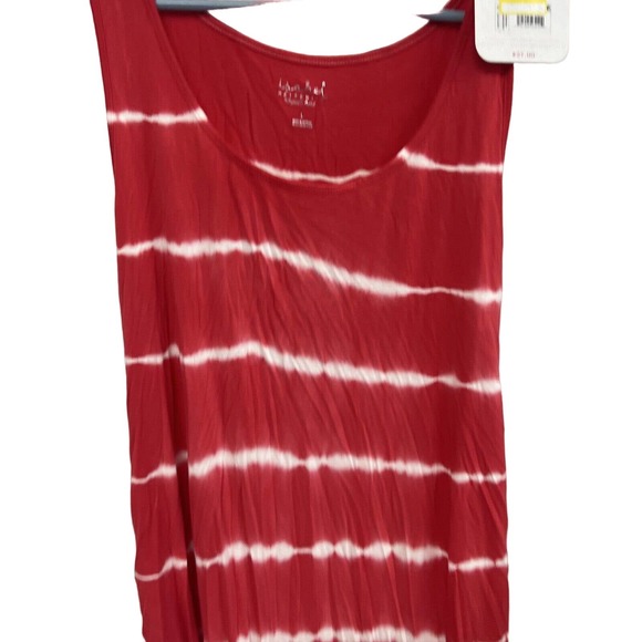 Printed Sleeveless Essential Knit Maternity Dress - Ingrid Isabel - Red SZ L - Picture 5 of 8